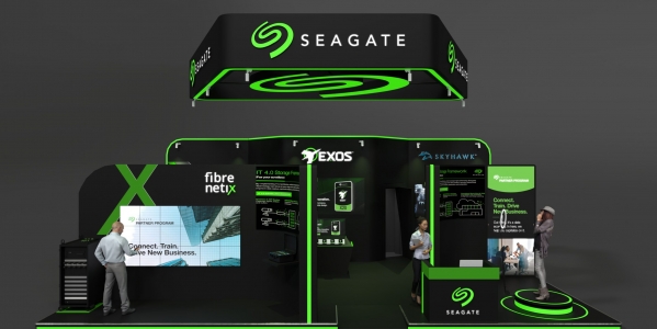 Seagate Exhibition Stand - Dubai Intersec 2023