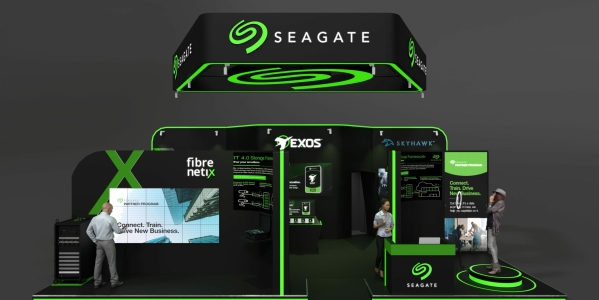 Seagate Exhibition Stand - Dubai Intersec 2023