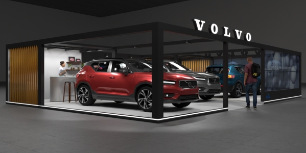 Volvo Abu Dhabi Mall Pop-up Stand 2023